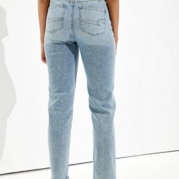 American Eagle Mom Straight Jeans sz 10 - Picture 4 of 9